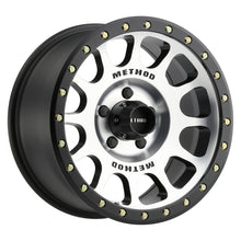 Load image into Gallery viewer, Method MR305 NV 17x8.5 0mm Offset 5x5 94mm CB Machined/Black Street Loc Wheel