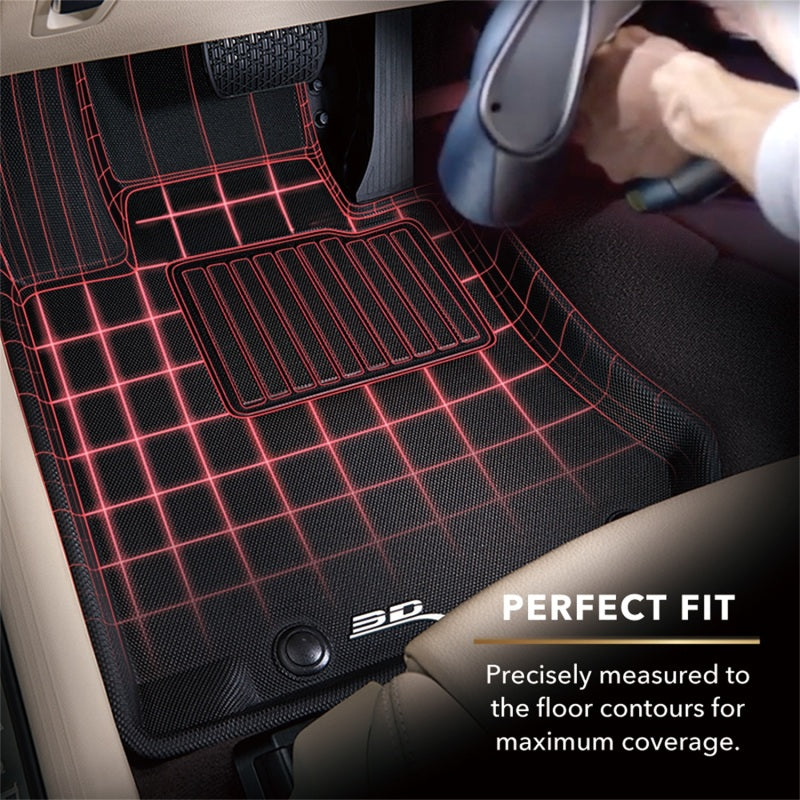 3D Maxpider 19-23 Volkswagen Arteon Kagu Floor Mat- Black R1