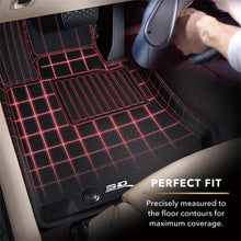 Load image into Gallery viewer, 3D MAXpider 19-24 GMC Sierra Kagu 1st &amp; 2nd Row Floormats - Black