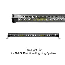 Load image into Gallery viewer, XK Glow White Housing SAR Light Bar - Emergency Search and Rescue Light 36In