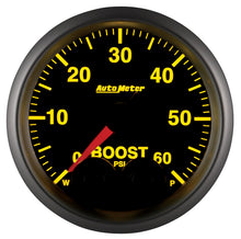 Load image into Gallery viewer, Autometer Elite 52mm 0-60 PSI Boost Peak &amp; Warn w/ Electronic Control Gauge