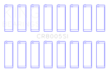 Load image into Gallery viewer, King Engine Bearings Ford Stroker w/ Chevy 2.100 Pin / Ford .712in Width Performance Rod Bearings