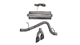 Corsa 2015-2020 ack Exhaust Sport 3in Single Side Twin Black 4in Tips 2015 Chevy Tahoe/GMC Yukon