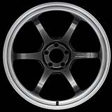 Advan R6 20x12 +20mm 5x114.3 Machining and Racing Hyper Black Wheel