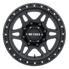 Load image into Gallery viewer, Method MR312 18x9 +18mm Offset 8x6.5 130.81mm CB Matte Black Wheel