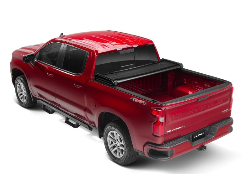 Lund 04-12 Chevy Colorado (5ft. Bed) Genesis Tri-Fold Tonneau Cover - Black