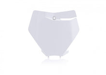 Load image into Gallery viewer, Acerbis 19-22 KTM 125-450 XC/ SX/ SX-F/ XC-F/ XC-tpi Front Number Plate - 20 White