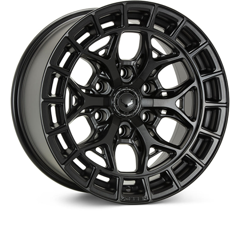 Vossen HFX-1 22x9.5 / 6x139.7 BP / ET20 / 106.1 CB / Deep - Satin Black Wheel