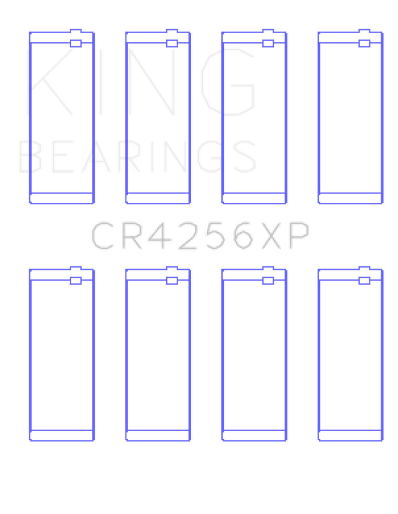 King Engine Bearings 03-05 Dodge Neon SRT4 2.4L (Size 0.50 Oversized) Performance Rod Bearing Set