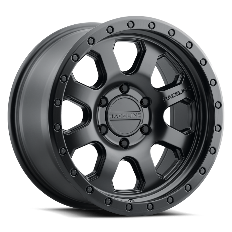 Raceline 959B Avenger 2.0 17x8.5in / 5X150 BP / 0mm Offset / 110.5mm Bore - Satin Black