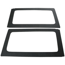 Load image into Gallery viewer, DEI 11-18 Jeep Wrangler JK 2-Door Boom Mat Rear Side Window Trim - 2 Piece - Black