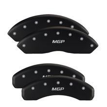 Load image into Gallery viewer, MGP 4 Caliper Covers Engraved Front &amp; Rear MGP Red finish silver ch