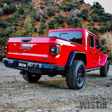 Load image into Gallery viewer, Westin 2020 Jeep Gladiator w/Sensors WJ2 Rear Bumper w/Sensor - Textured Black