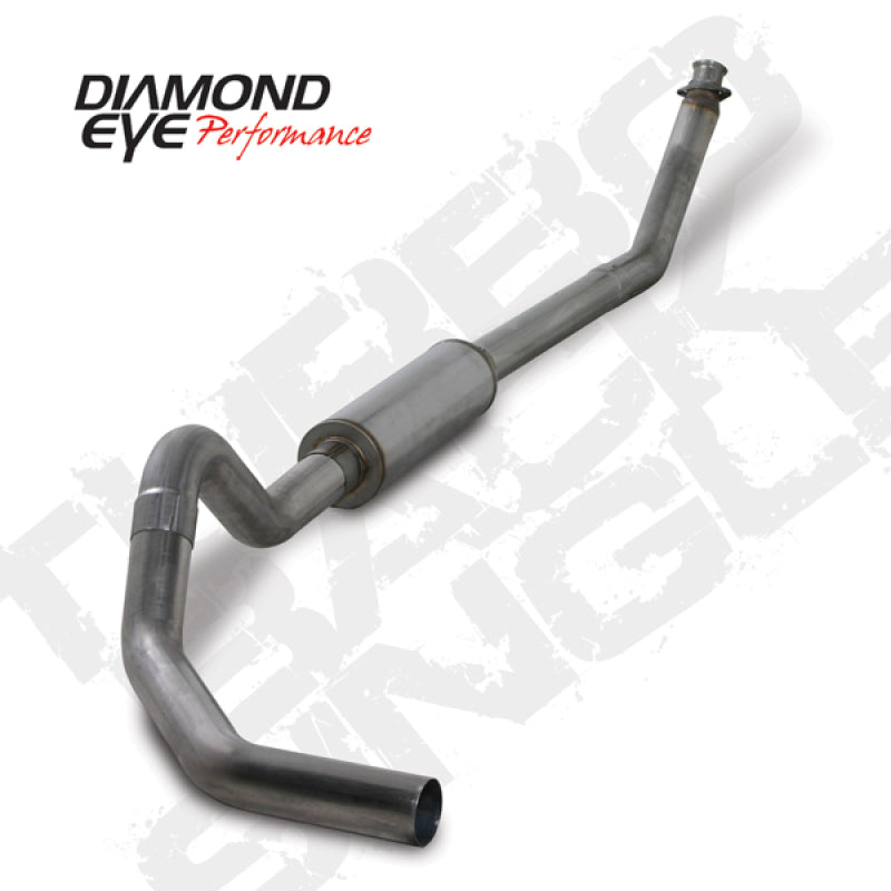 Diamond Eye KIT 4in TB SGL SS: 98.5-02 DODGE CUMMINS 5.9L