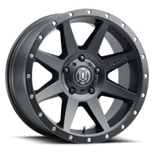 Load image into Gallery viewer, ICON Rebound 20x9 -12mm Offset 5x5 BP 4.5in BS 71.5mm Bore Satin Black Wheel