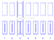 Load image into Gallery viewer, King Engine Bearings AMC / JEEP 242CI 4.0L POWER-TEC (Size 0.10 Oversized) Main Bearing Set