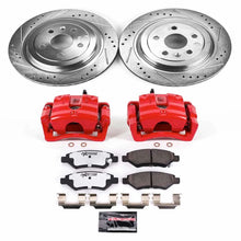 Load image into Gallery viewer, Power Stop 08-14 Cadillac CTS Rear Z26 Street Warrior Brake Kit w/Calipers