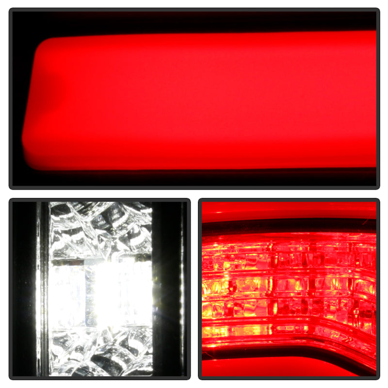 Spyder Dodge RAM 1500 19-21 Factory LED Model LED Tail Lights - Red Clear ALT-YD-DR19LED-SEQ-BK