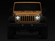Load image into Gallery viewer, Raxiom 97-18 Jeep Wrangler TJ/JK Axial Series 13-LED Headlights- Black Housing (Clear Lens)