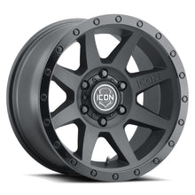 Load image into Gallery viewer, ICON Rebound 17x8.5 6x5.5 0mm Offset 4.75in BS 106.1mm Bore Double Black Wheel