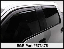 Load image into Gallery viewer, EGR 15+ Ford F150 Super Cab In-Channel Window Visors - Set of 4 - Matte (573475)