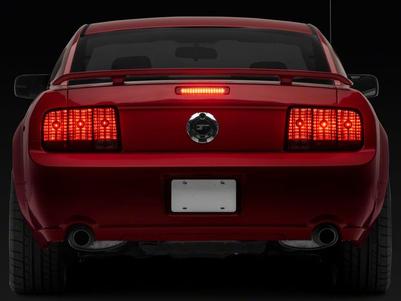 Raxiom 05-09 Ford Mustang Axial Series LED Third Brake Light- Red Lens