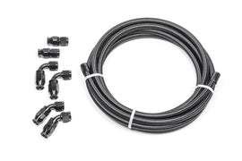 Radium Engineering 6AN Universal PTFE Hose Kit - Black Carbon