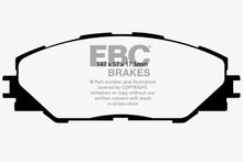 Load image into Gallery viewer, EBC 09-10 Pontiac Vibe 2.4 2WD Yellowstuff Front Brake Pads