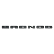 Load image into Gallery viewer, Ford Racing 2021+ Bronco Grille Lettering Overlay Kit - Black