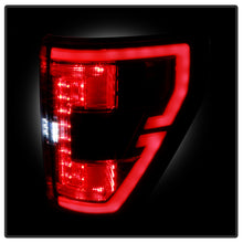 Load image into Gallery viewer, Spyder 21-23 Ford F150 (Factory Halogent) Light Bar LED Tail Lights - Black (ALT-YD-FF15021HAL-BK)