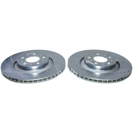 Power Stop 20-24 Tesla Y Rear Drilled & Slotted Rotor - Pair
