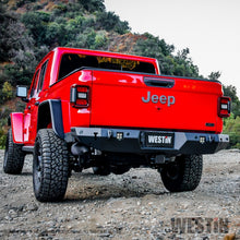 Load image into Gallery viewer, Westin 2020 Jeep Gladiator w/Sensors WJ2 Rear Bumper w/Sensor - Textured Black