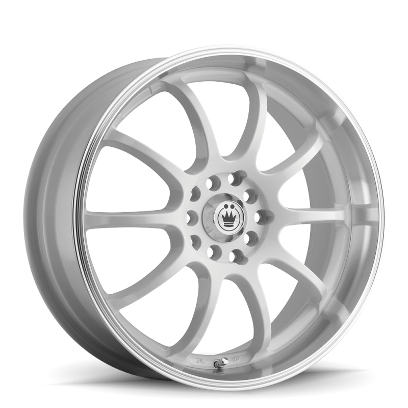 Konig Lightning 16x7 10x100/114.3 ET40 White/Machine Lip