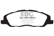 Load image into Gallery viewer, EBC 13-14 Ford Mustang 3.7 (A/T+Performance Pkg) Redstuff Front Brake Pads