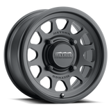 Method MR414 Bead Grip 15x7 / 4+3/13mm Offset / 4x136 / 106mm CB Matte Black Wheel