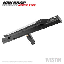 Load image into Gallery viewer, Westin HDX Stainless Drop Hitch Step 34in Step 2in Receiver - Textured Black