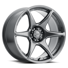 Load image into Gallery viewer, Kansei KNP 15x7in / 4x100 BP / 0mm Offset / 73.1mm Bore - Gloss Gunmetal w/ Machined Lip