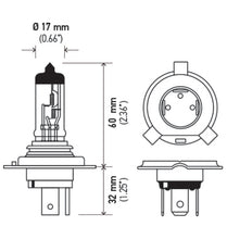 Load image into Gallery viewer, Hella Optilux H4 12V / 60/55W XY Xenon Yellow Bulb