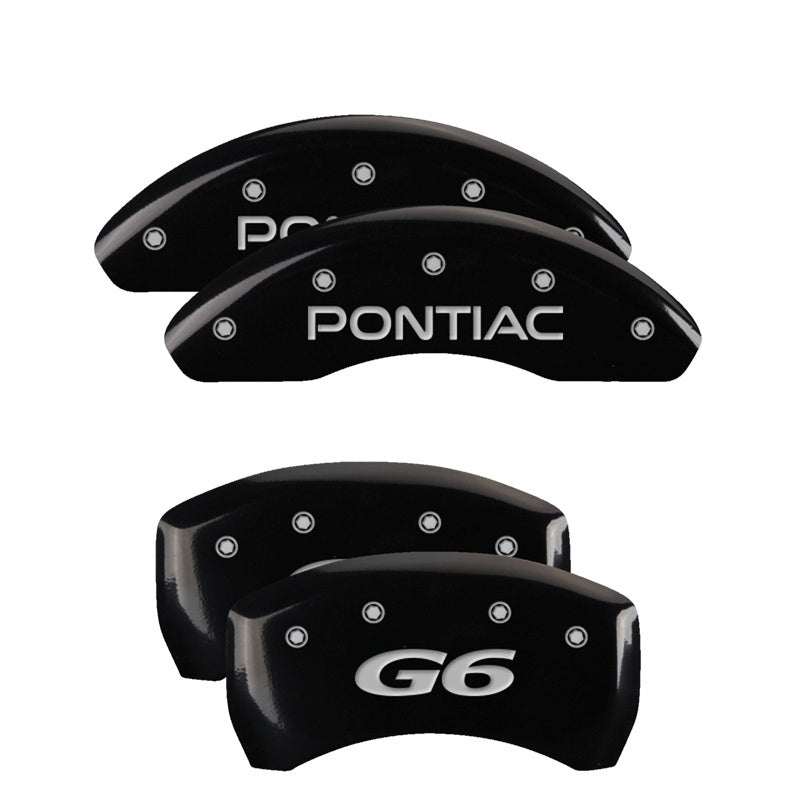 MGP 4 Caliper Covers Engraved Front & Rear MGP Yellow finish black ch