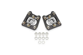 BMR 94-04 Ford Mustang Steel Caster Camber Plates - Black Hammertone