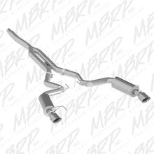 Load image into Gallery viewer, MBRP 15-18 Ford Mustang EcoBoost 2.3L T409 3in Cat Back Dual Split Rear Exit (Race Version)