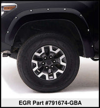 Load image into Gallery viewer, EGR 14+ Chev Silverado 5ft Bed Bolt-On Look Color Match Fender Flares - Set - Black