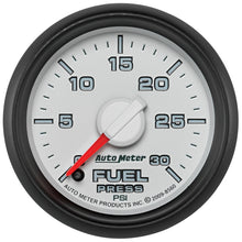 Load image into Gallery viewer, Autometer Factory Match 52.4mm Full Sweep Electronic 0-30 PSI Fuel Pressure Gauge