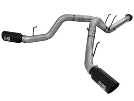 aFe Large Bore-HD DPF-Back Exhaust System Ford Diesel Trucks 11-14 V8-6.7L (td)