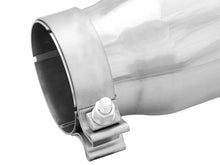 Load image into Gallery viewer, afe MACH Force-Xp Universal Exhaust Tip 3-1/2 IN Inlet x 4-1/2 IN Outlet x 12 IN L
