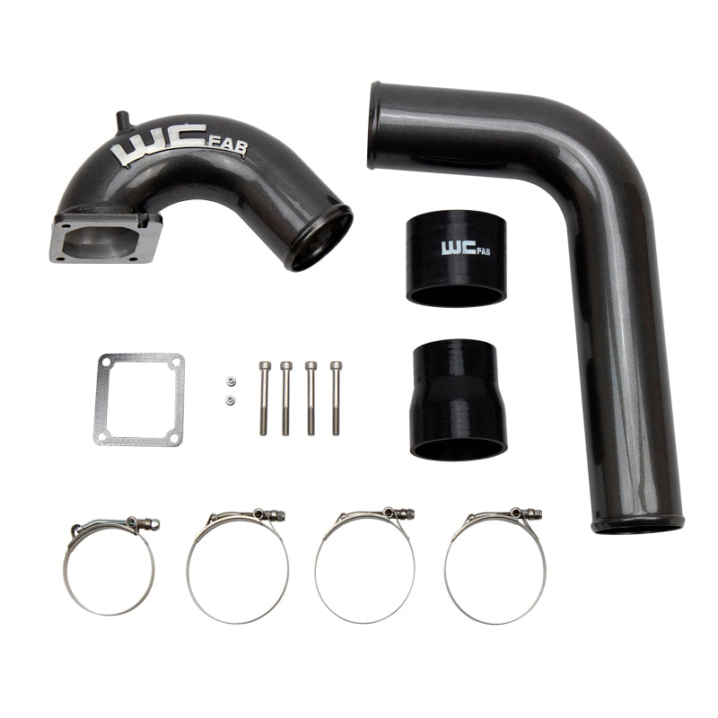 Wehrli 03-07 Cummins 5.9L D/S 3.5in. Intake Horn IC Pipe - Bengal Red