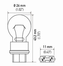 Load image into Gallery viewer, Hella Bulb 3157 12V 27/7W W25X16Q S8 (2)