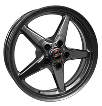 Load image into Gallery viewer, Race Star 92 Drag Star Bracket Racer 17x7 5x4.75bc 4.25bs Metallic Gray Wheel