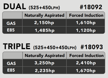 Load image into Gallery viewer, Aeromotive 15-21 Dodge Hellcat 525 x1/450 x2 Triple Fuel Pumps