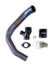 Load image into Gallery viewer, Torque Solution 15-21 Subaru WRX Top Mount Charge Pipe - Titanium Burnt Purple / Blue